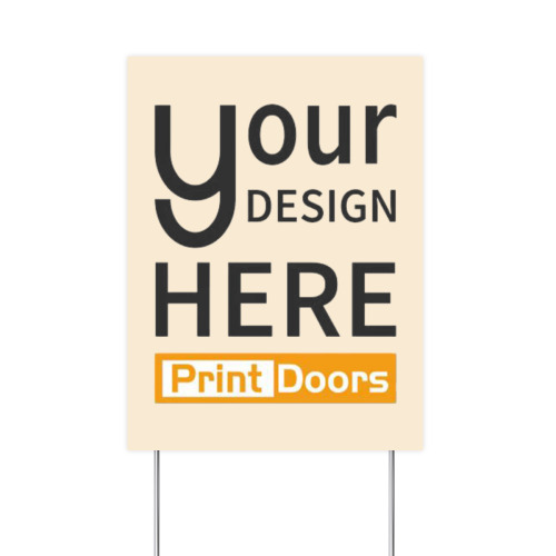 Personalized Vertical Yard Sign (18x24inch)(Double-Sided Printing)| Plastic