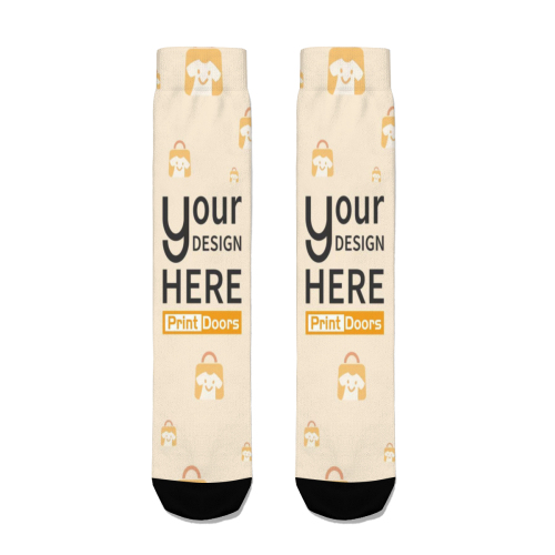 All-Over Print straight socks （40cm） | Terylene
