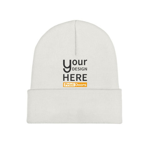 Knitted Hat With Center Printing (DTF) | Polyester