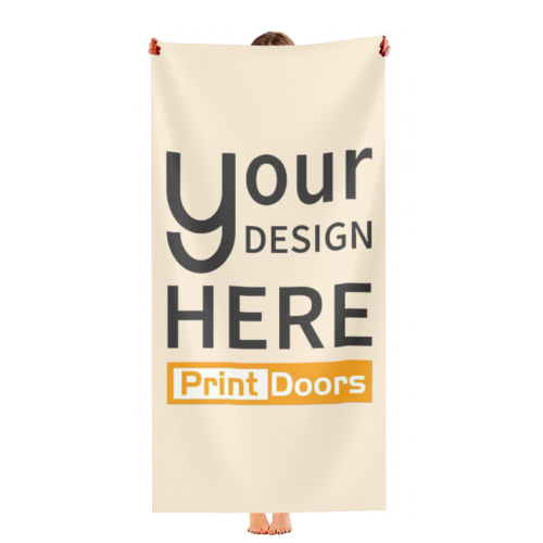 Single-Sided Printed Beach Towel | 52% Polyester And 48% Cotton
