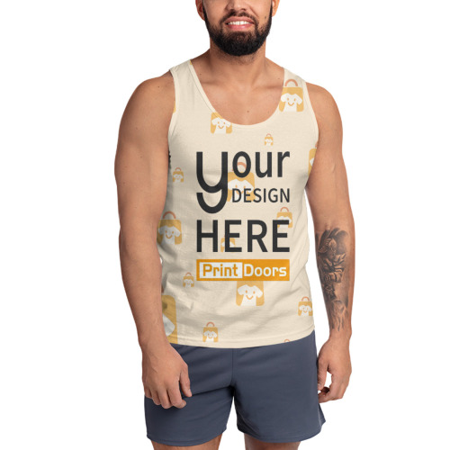 All-Over Print Men's Casual Vest｜Polyester