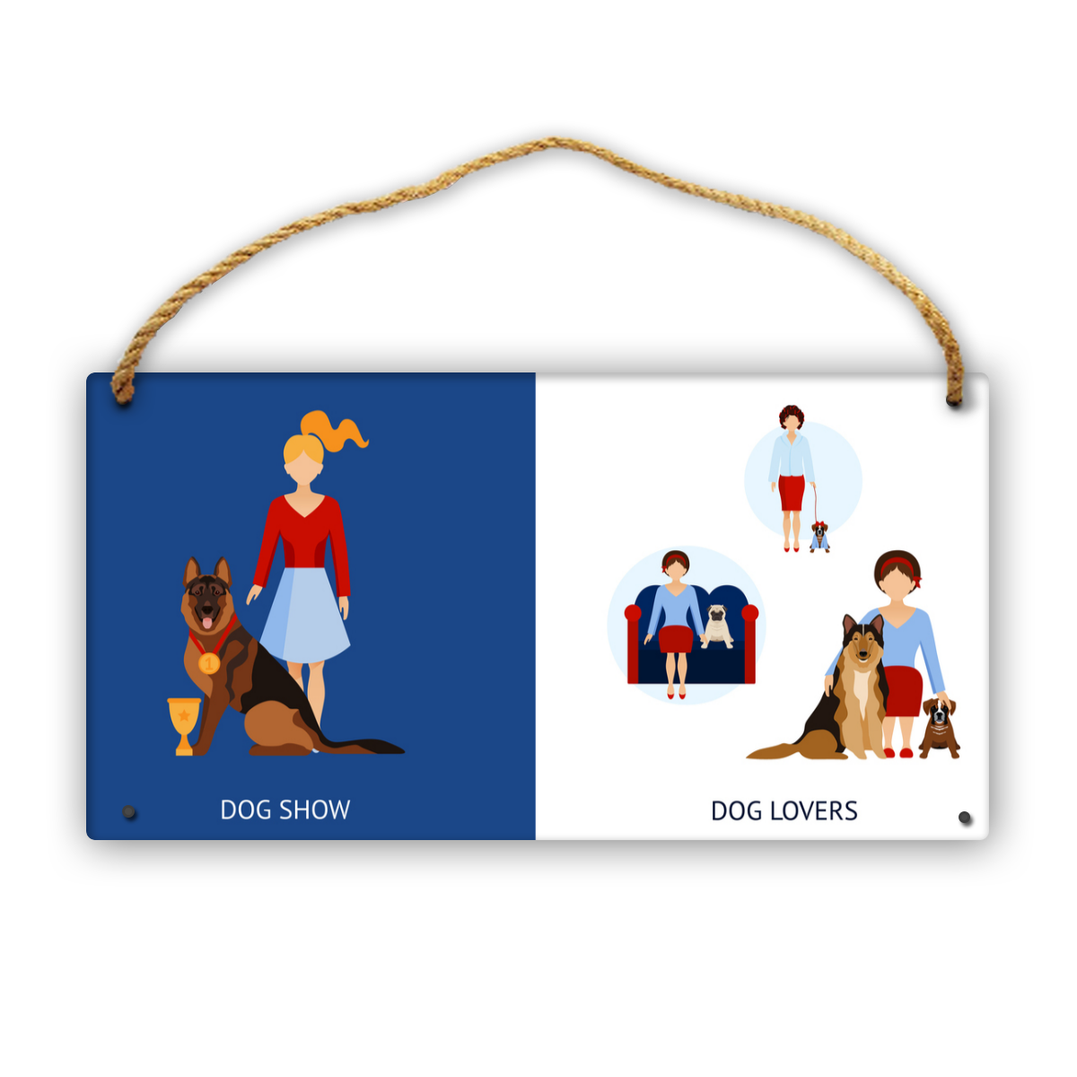 Wooden panel painting with artistic design thinking and wide vision (5.11×9.84inch)Printdoors