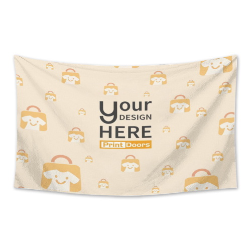 Single-sided Print-Tapestry (70*118 inches) (Includes Hanging Hooks) | Polyester (Made in USA)