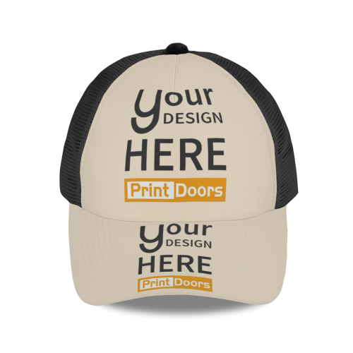 Curved Brim Mesh Baseball Cap | Polyester