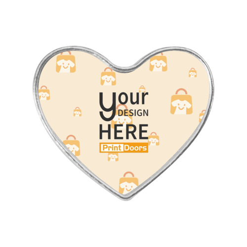 Heart Badge | Stainless Steel