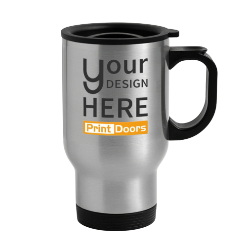 14oz Tumbler with Handle, Personalized Travel Mug | Stainless Steel(Made in USA）