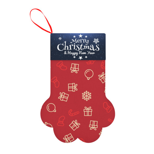 Dog Paw Christmas Stocking｜Linen