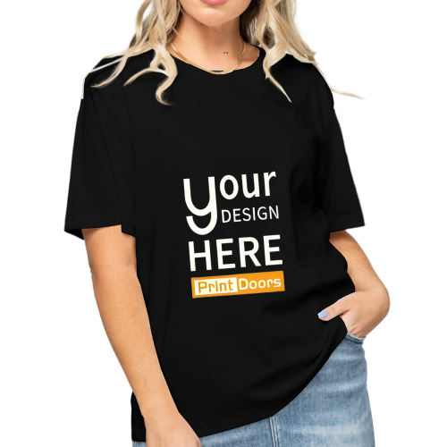 Single Side Printed Women's T-Shirt (DTF) | Cotton (Made in USA)