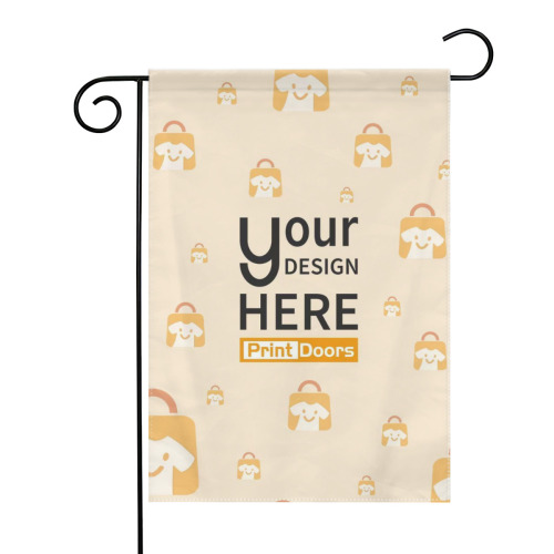 Double-sided printed Garden Flag (28x40inch) | Silver-plated fabric