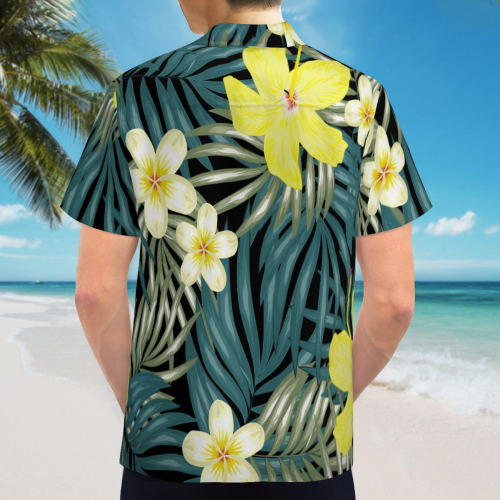All-over Print Youth Short-sleeve Hawaiian Shirt - Print On Demand