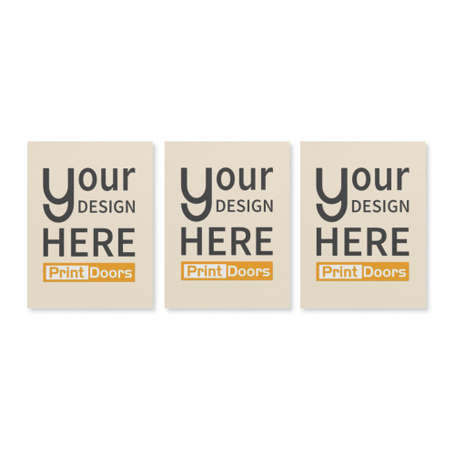 Triptych Decorative Painting Canvas (Unframed) (3:4) | Polyester (Made in USA）