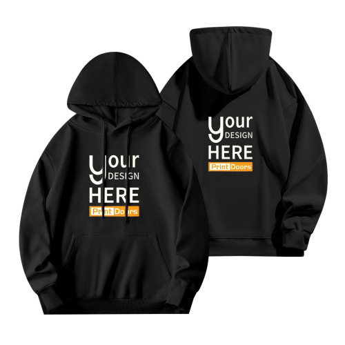 Double-Sided Printed Men's Hoodie | 280GSM 50%Polyester + 50%Cotton (Made in USA)