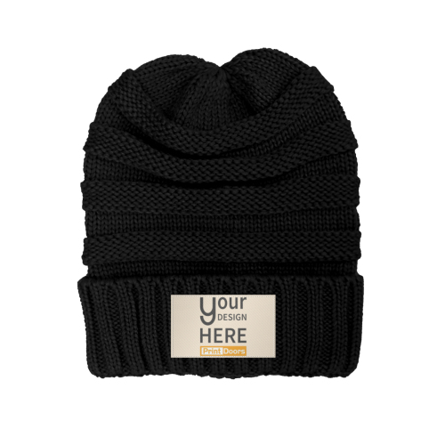 Women's Ponytail Warm Knit Hat | Acrylic Fiber