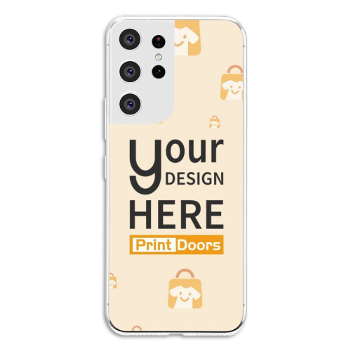 Customized Samsung Galaxy S21 Ultra Clear Hard Phone Case | PC