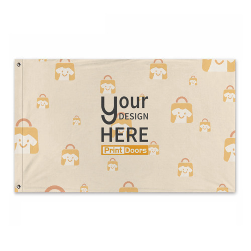Horizontal Single-Layer Flag with Stitched Edge (90x150cm/3x5ft) | Polyester( Made in USA)