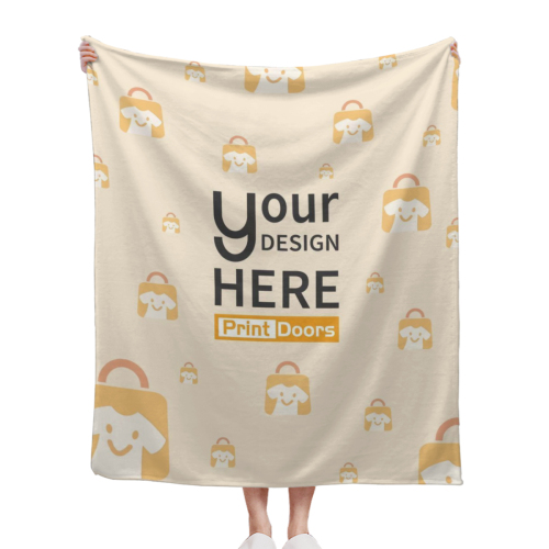 Single-sided Print-Blanket (50x60inch) | 300GSM Flannel (Made in USA)
