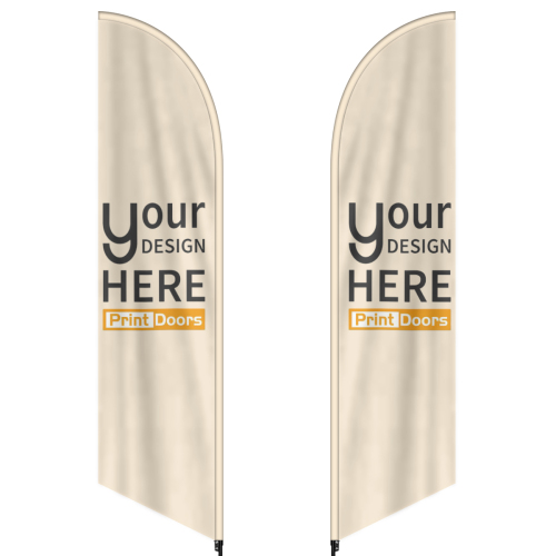 Feather Flags (Multiple Sizes)(Supports Double-Sided Different printing) | Polyester