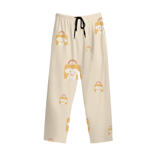 All-Over Print Men's Long Pajama Pants (Multi-Sided Design) | Polyester