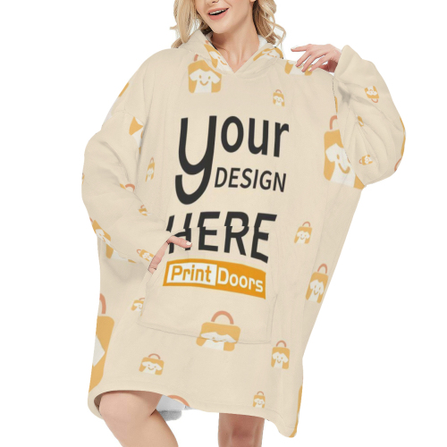 Sleeper Blanket Hoodie (Multi-Face Design)｜Flannel