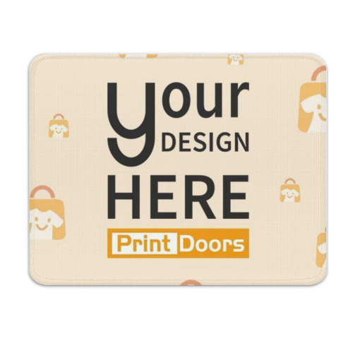 Customized Rectangular Non-Slip Stitched Edge Mouse Pad (18x14 inch) | Polyester