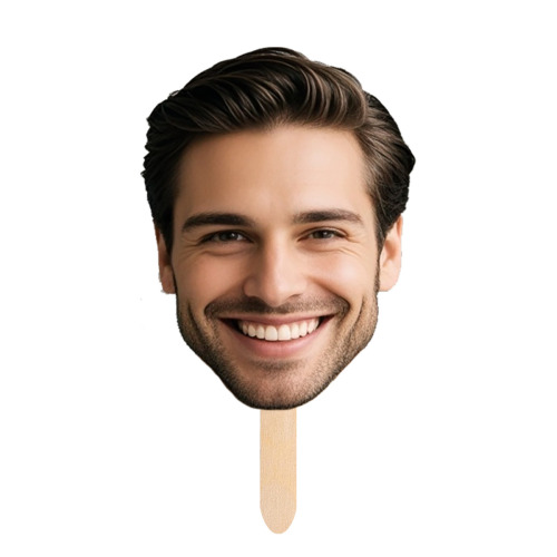 Personalized Graduation Photo Face Stick, Face on a Stick Prop | Plastic