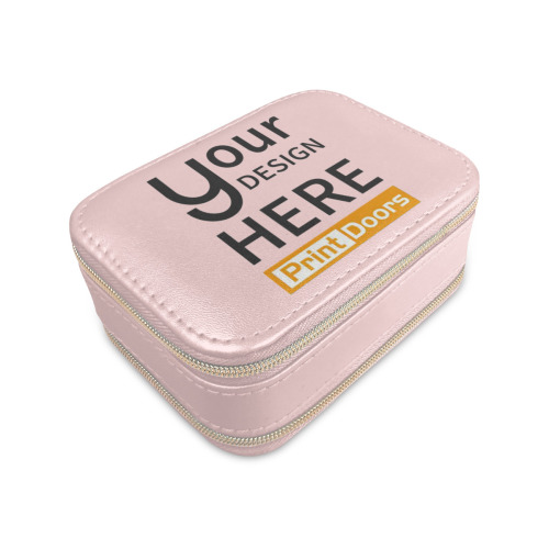 Personalized Double Zipper Jewelry Box | PU