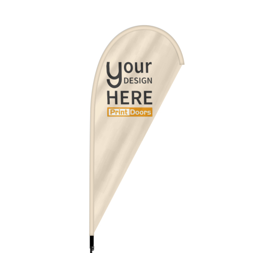 Double Sided Printed Outdoor Advertising Teardrop Flag,Feather Flag(2.6x7.2ft) | Polyester