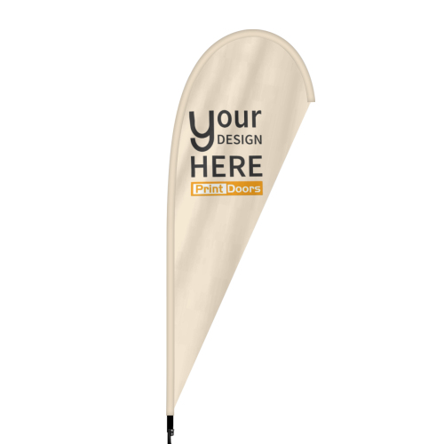 Double Sided Printed Outdoor Advertising Teardrop Flag,Feather Flag(4.3x11.5ft) | Polyester