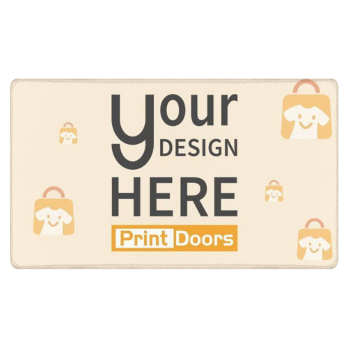 Customized Rectangular Non-Slip Stitched Edge Mouse Pad (24x14 inch) | Polyester