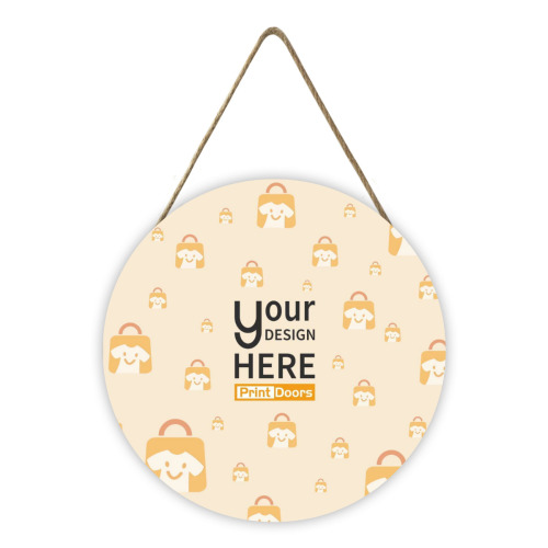 Round Wooden Hanging Ornament | MDF