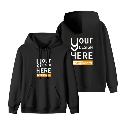 Men's Hoodie (Double-sided Print) | 280GSM 50% Cotton + 50% （DTF）Polyester (Made in UK)