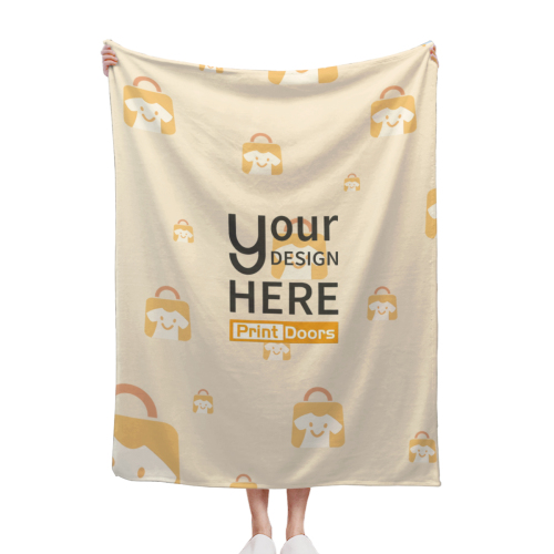 Single Sided Printed Flannel Blanket (60x80inch) | 300GSM Flannel (Made in USA）