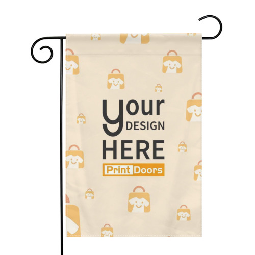 Double-sided printed Garden Flag (12x18inch) | Silver-plated fabric