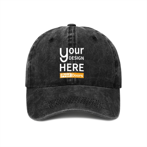 Washed Baseball Cap (DTF) | Cotton (Made in USA)