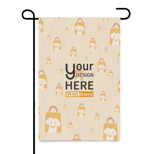 Double-Sided Printed Garden Flag (Beige)(12x18inch) | Linen