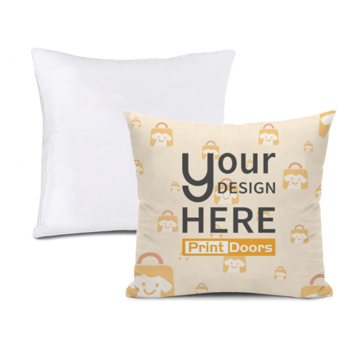 Double-Sided Printed Throw Pillow Cover + Pillow Core (Double-Sided Design) | Polyester