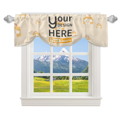 Personalized Tie Up Valance | Polyester