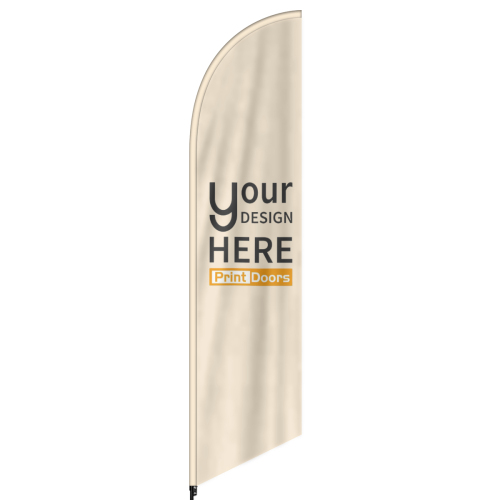 Single-sided Printed Feather Flags (Multiple Sizes) | Polyester