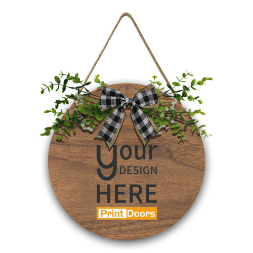 Round Wooden Hanging Sign | Density Board