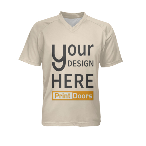 All-Over Print Men's V-Neck T-Shirt Men's Jersey | Polyester