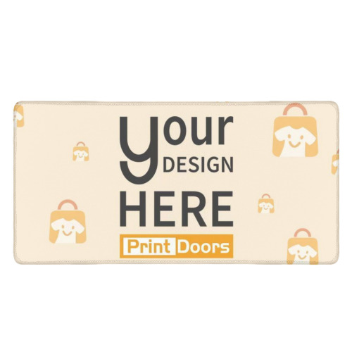 Customized Rectangular Non-Slip Stitched Edge Mouse Pad (40x20 inch) (47.2x23.6 inch) | Polyester