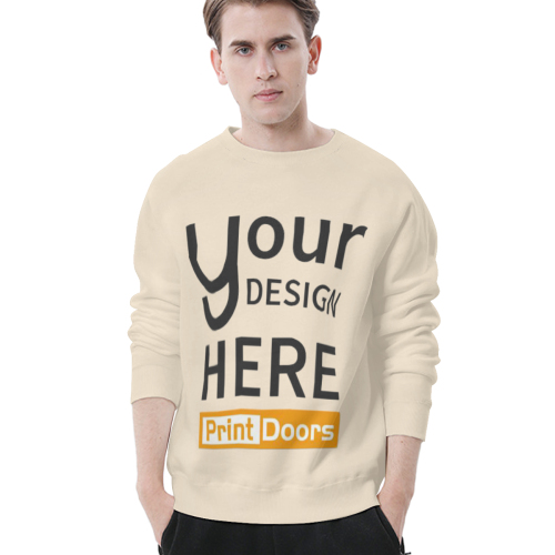 All-Over Print Men's Lightweight Euro-Size Crewneck Long Sleeve Sweatshirt | Polyester