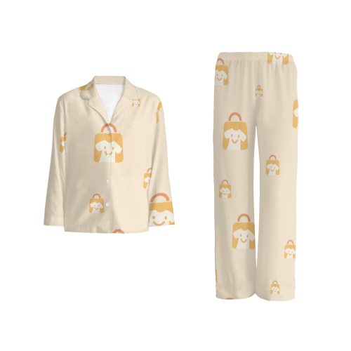 All-Over Print Pajama Set (Multi-Faceted Design) | Flannel