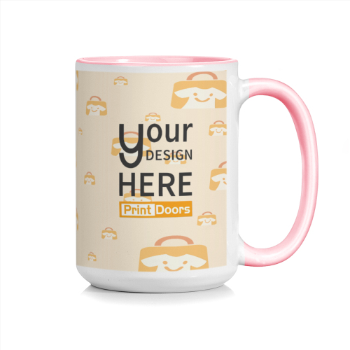 Two-Tone Mug (15oz) (Multiple Colors) | Ceramic