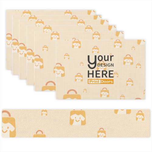6-Piece Placemat + Table Runner | Flax (Made in USA)