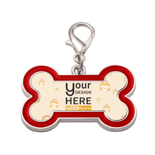 Dog Bone Shape Pet Charm Keychain | Stainless Steel