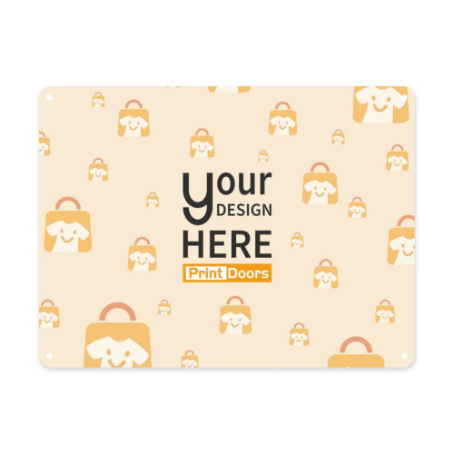 Rectangular Metal Sign (Horizontal Version)(12x16inch) | Tinplate 433g (Made in USA)
