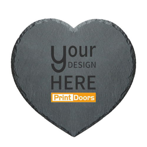 Single Side Printed Heart Pet Memorial Headstone | Stone