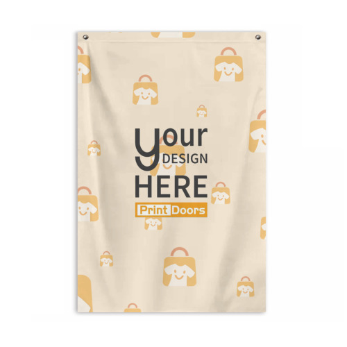 Double-Sided Printed Flag (4x6ft)(Vertical Version) -Stitched Hem| Polyester (Made in USA)