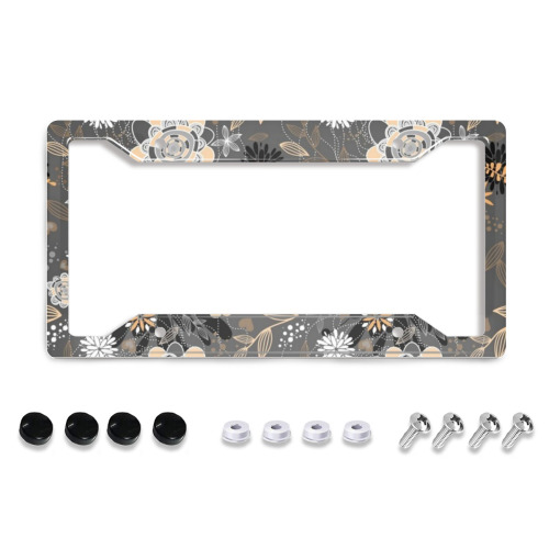 Four-hole license plate holder (UV printing)｜Aluminium oxide